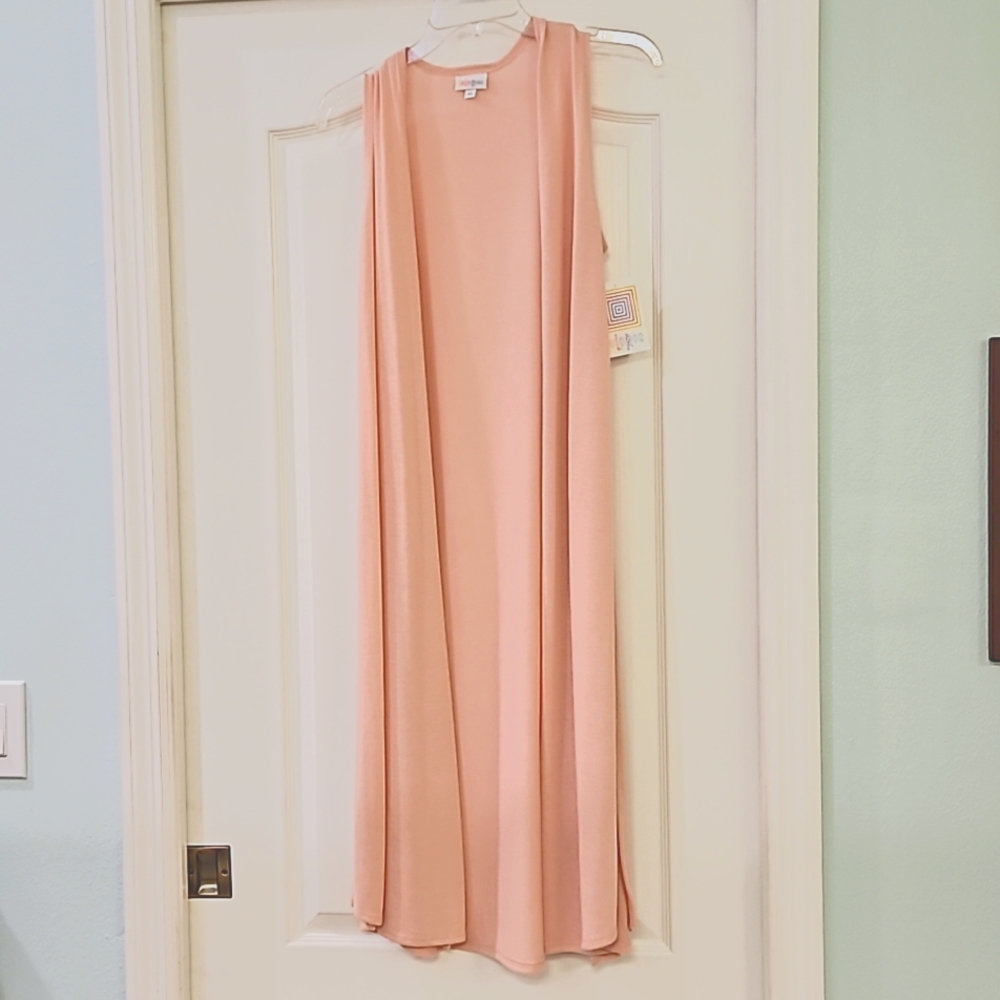 LulaRoe Joy long sleeveless cardigan vest